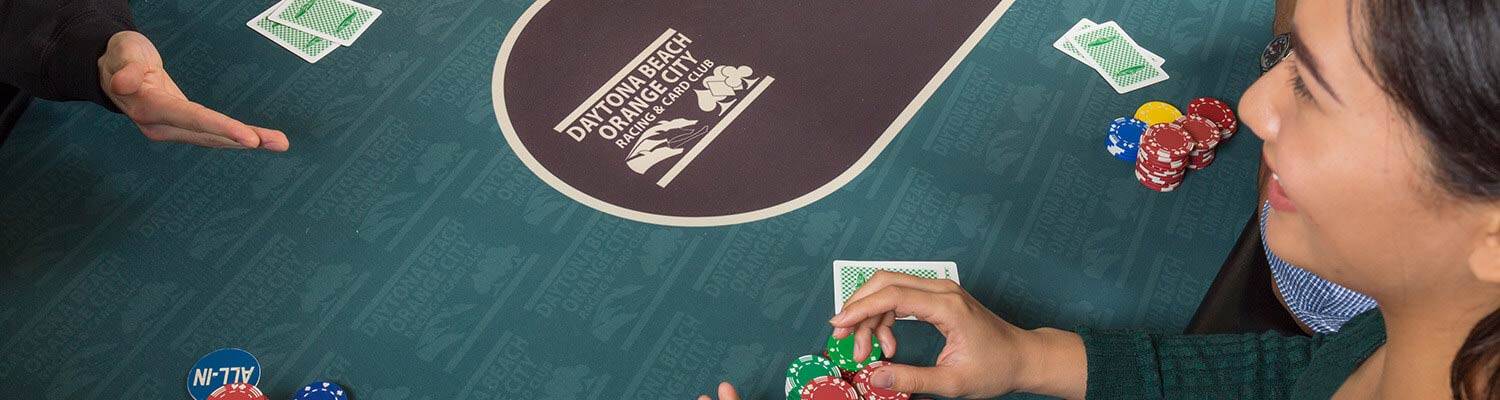 Poker table, Daytona Beach Racing & Card Club